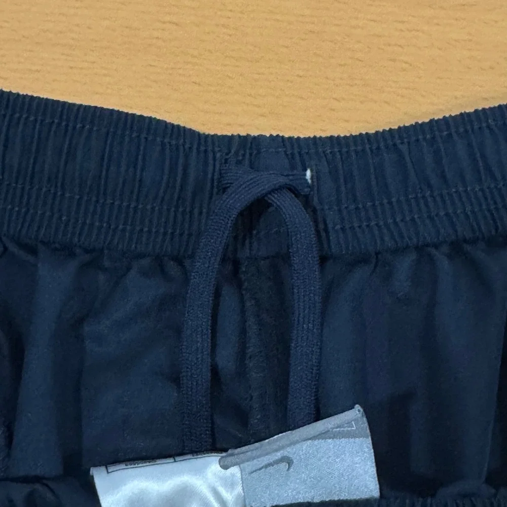 Nike Track Pants Boys XL Navy Blue White Swoosh Side Stripe Athletic Sporty Y2K